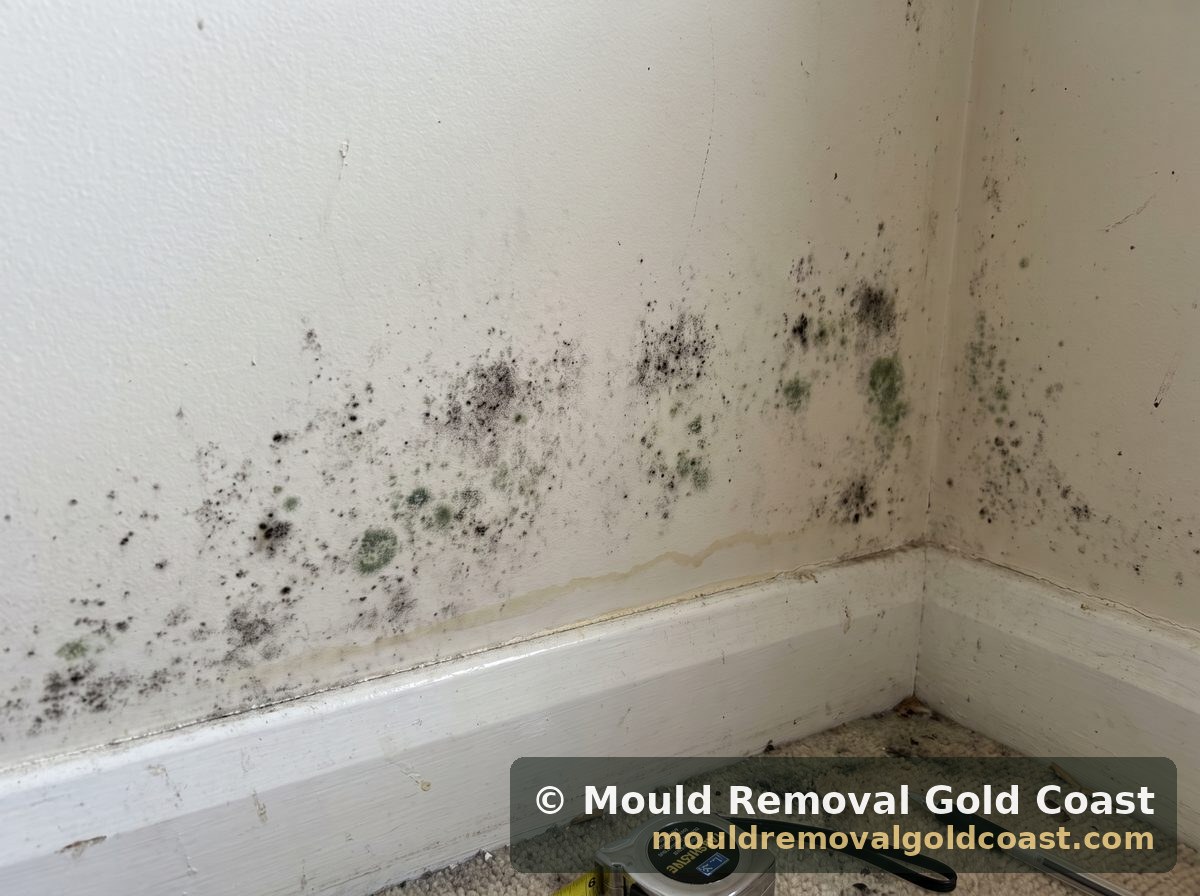 Living Room Wall before treatment
